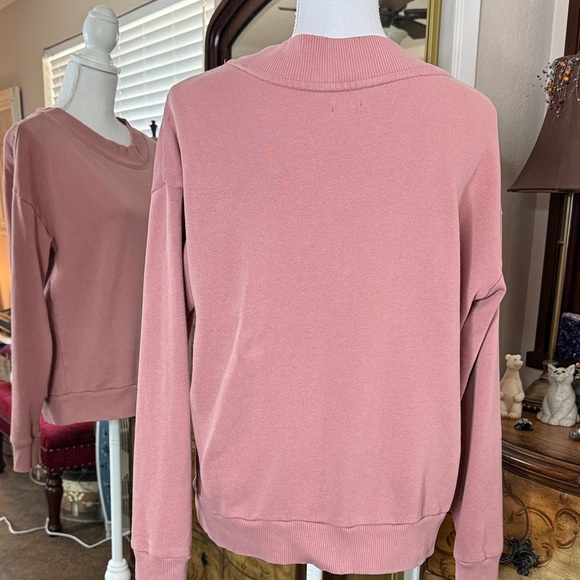 Aerie Dusty Rose Sweatshirt - Picture 4 of 11